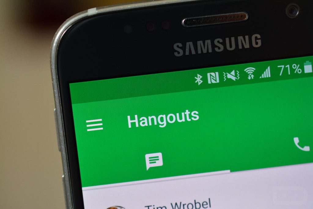 جوجل تطلق تحديث لتطبيق التراسل Hangouts يدعم ميزة الرد السريع