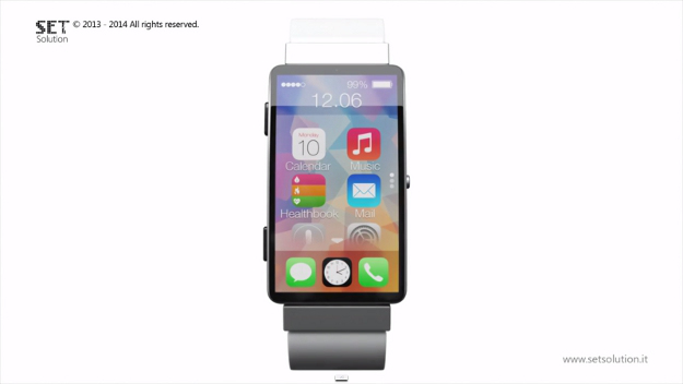 تصور جديد لتصميم ساعة أبل الأولى iWatch