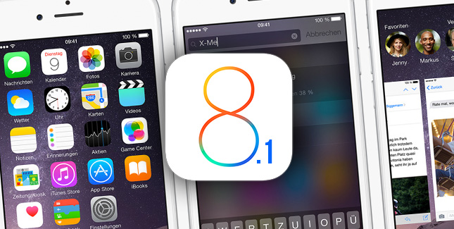 أبل تطلق iOS 8.1