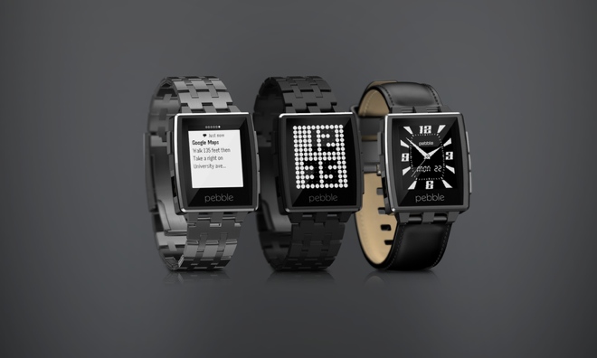 Pebble Watch Steel ساعة ذكية جديدة مصنوعة من الفولاذ