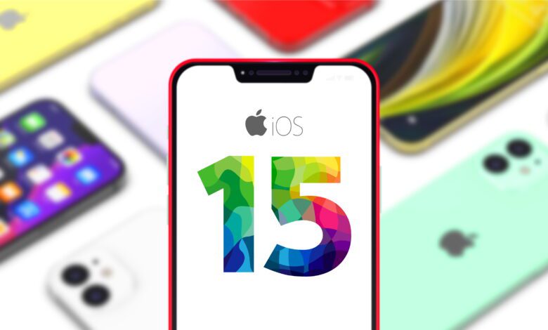 iOS 15 على آيفون 13
