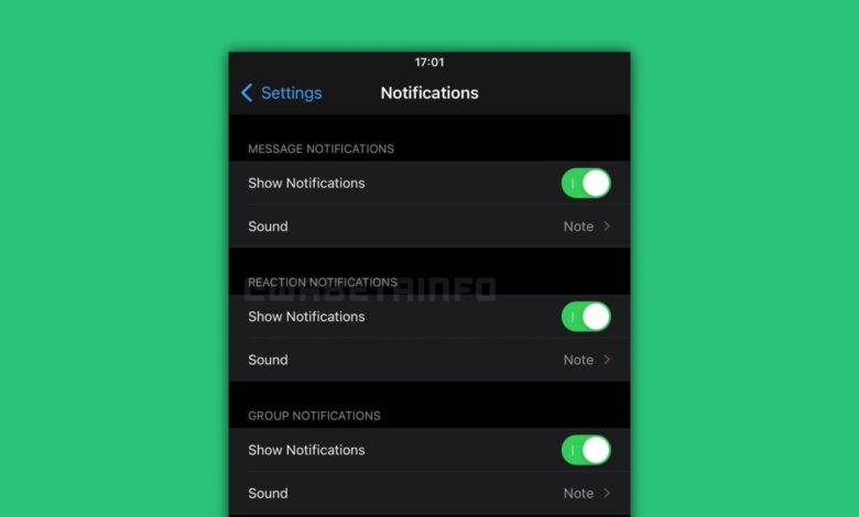 واتساب يعمل على خاصية التفاعل مع الرسائل على الـ iOS