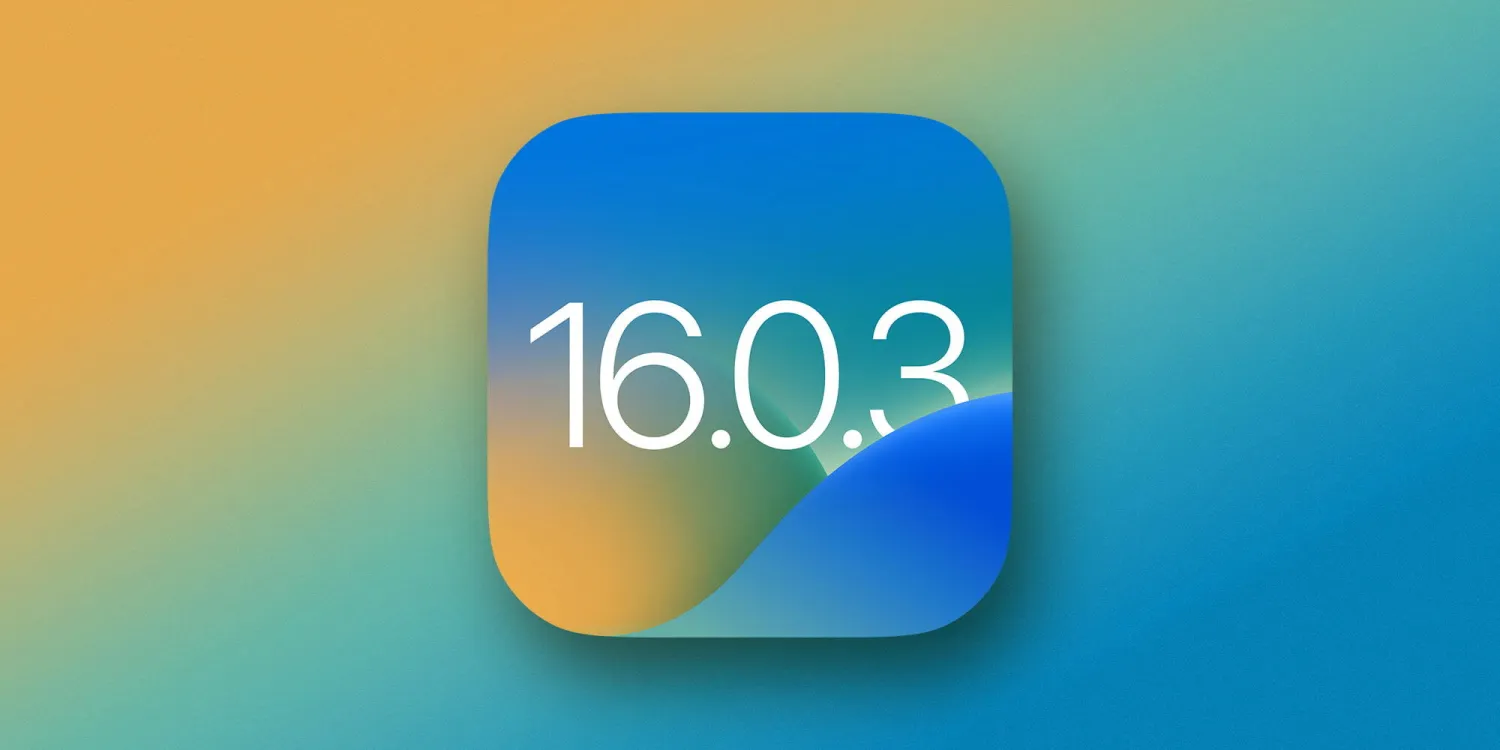 التحديث iOS 16.0.3