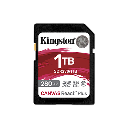 كينغستون ديجيتال تطلق بطاقة الذاكرة الجديدة Canvas React Plus V60
