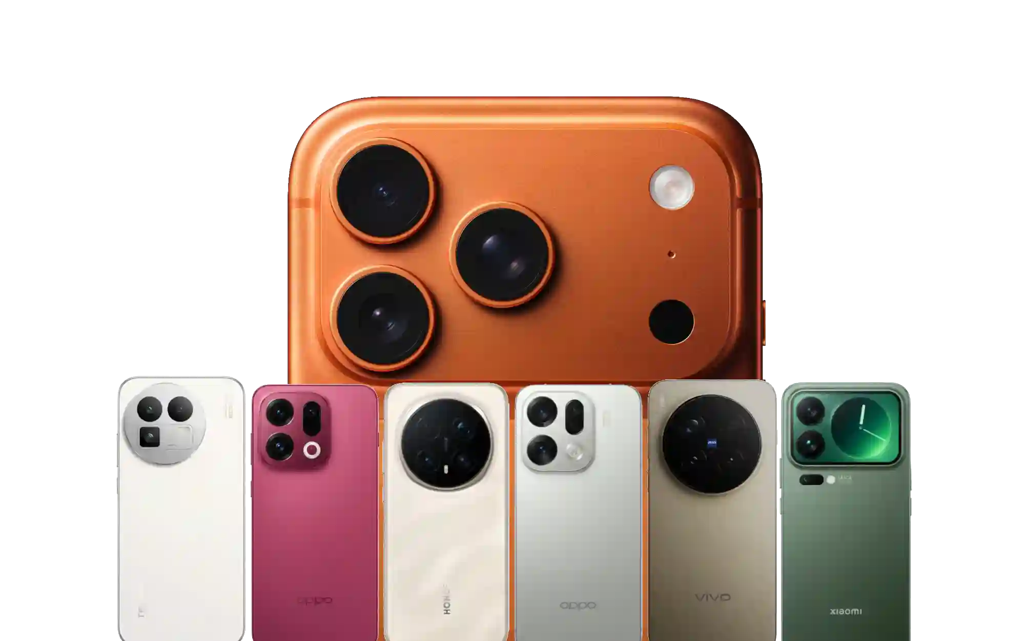 هواتف رائدة منافسة لآيفون 17 برو ماكس من أوبو وفيفو وشاومي وون بلس وأونور وريلمي