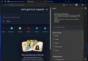 الذكاء الاصطناعي يُحدث "فوضى" في متصفح مايكروسوفت إيدج