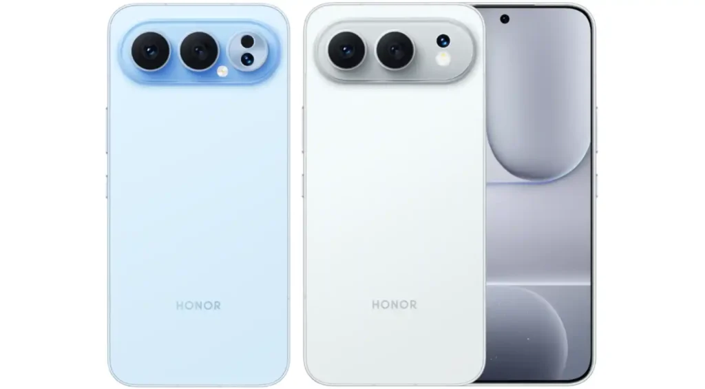 هاتف Honor 500 إلى اليمين و Honor 500 Pro