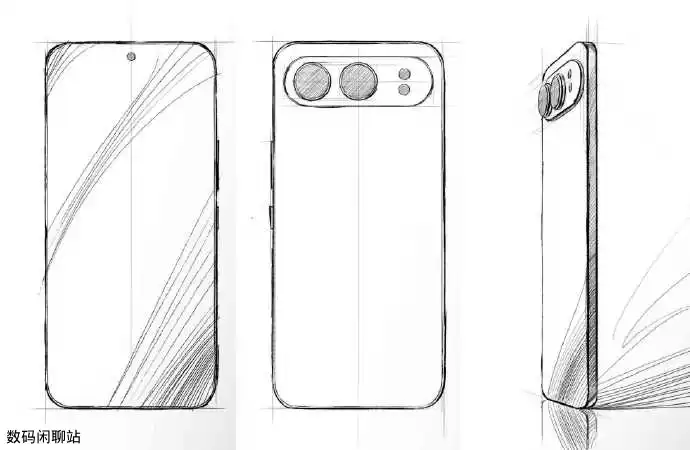 تصميم تخطيطي لهاتف Honor 500