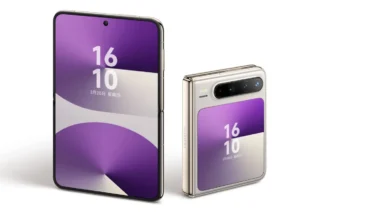 هاتف هواوي القابل للطي بطريقة Flip يأتي بأبعاد غير اعتيادية