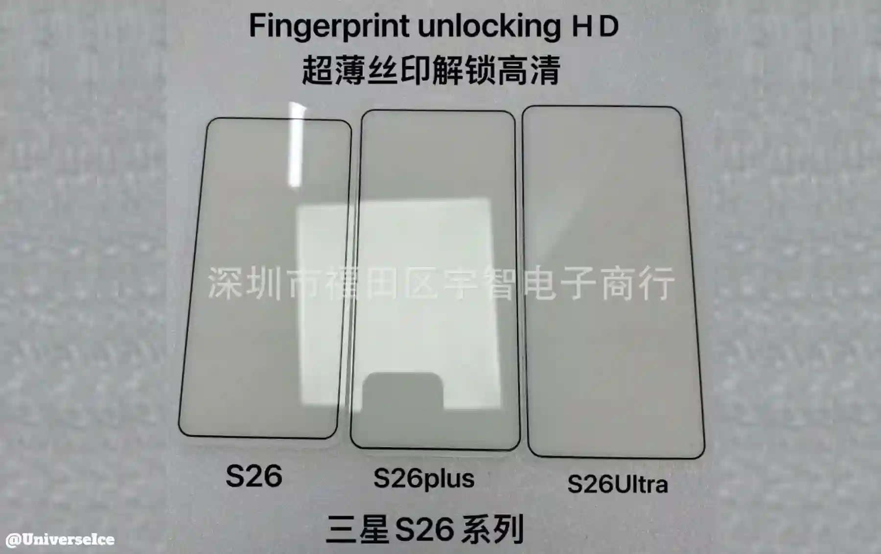 واقيات الشاشة لهواتف جالكسي إس 26