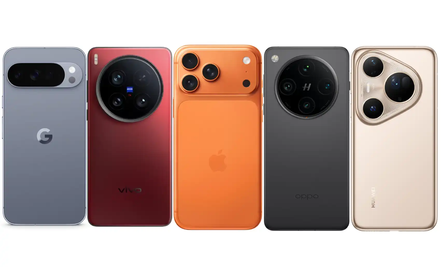 أقوى 5 هواتف ذكية من حيث الكاميرات في 2025