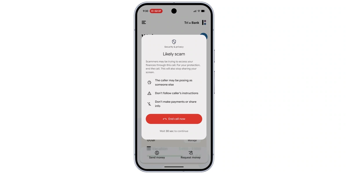 أندرويد يختبر ميزة ذكية للحماية من الاحتيال الهاتفي