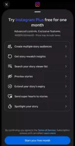 إنستغرام يتخذ الخطوة الأولى نحو الاشتراكات المدفوعة