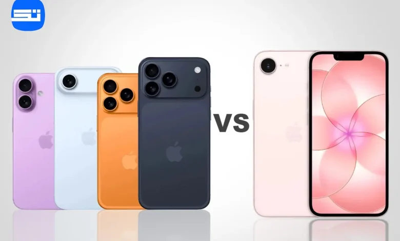 مقارنة iPhone 17e مع جميع خيارات آيفون 17