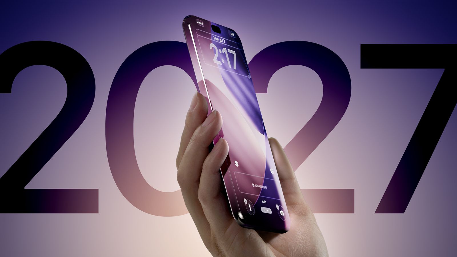 آيفون 19 برو قد يأتي بكاميرا وFace ID تحت الشاشة