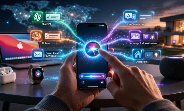 آبل تعمل على تطبيق Siri مستقل شبيه بـ ChatGPT في iOS 27