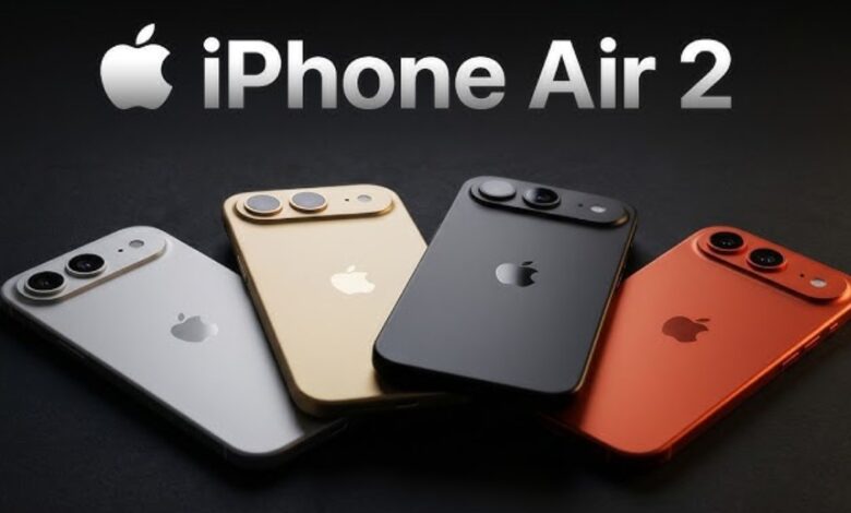 iPhone Air 2 قادم بكاميرتين وبطارية ضخمة في 2027